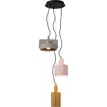 Lampa Betonowa Wisząca Ninja | Lucide - Loftowa Oświetlenie