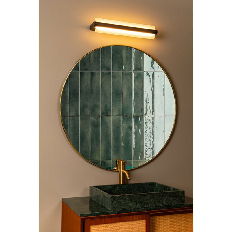 Kinkiet LED do łazni Wanda | Lucide | 45cm, Czarny