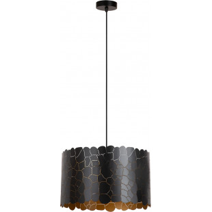 Lampa wisząca Almelo | Lucide | Czarna, złota | Kup online