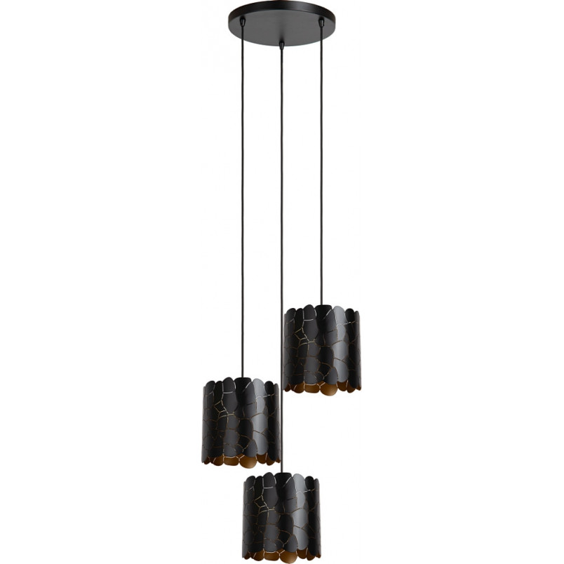 Lampa wisząca Almelo III czarny/złoto | Lucide - Elegancki design