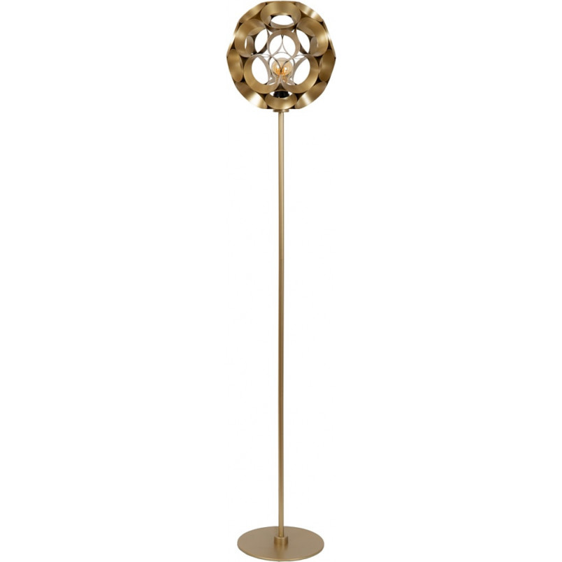 Lampa podłogowa kula Lucide Hannelore | Modern, Mosiądz