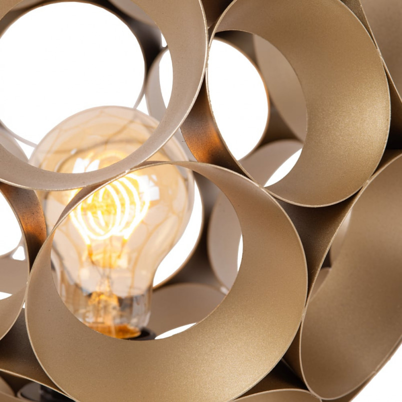 Lampa stołowa Lucide Hannelore - Modern, złoto, E27