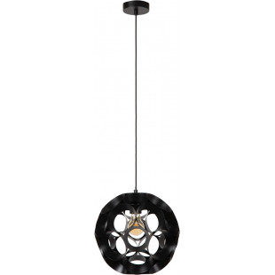 Lampa Wisząca Kula Czarna Lucide Hannelore | Sklep Lamp