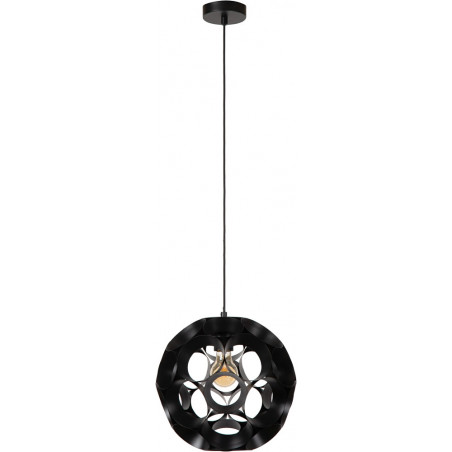 Lampa Wisząca Kula Czarna Lucide Hannelore | Sklep Lamp