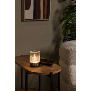 Lampa Lucide Lili - Zestaw 3 Glamour, Przezroczysty/Grafit