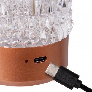 Lampa Lucide Lili - Zestaw 3 Glamour, Przezroczysty/Grafit