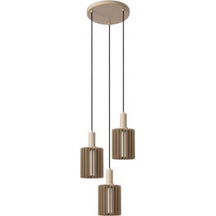 Lampa wisząca Lambres taupe Lucide | Nowoczesny design