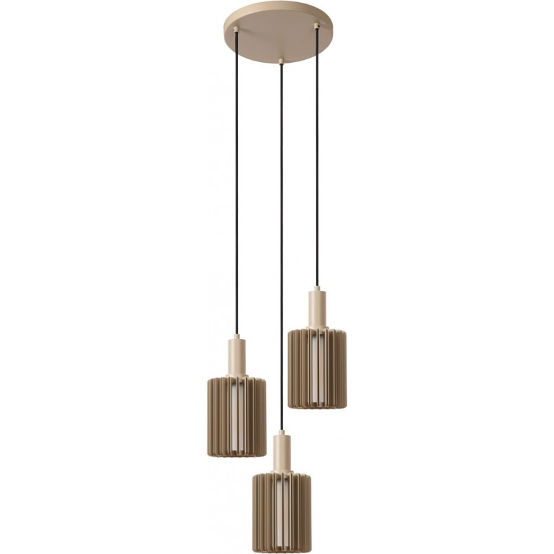 Lampa wisząca Lambres taupe Lucide | Nowoczesny design