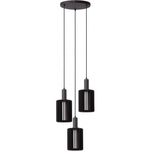 Lampa wisząca Lambres czarna Lucide | Nowoczesny design
