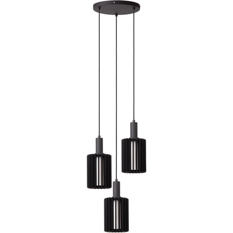 Lampa wisząca Lambres czarna Lucide | Nowoczesny design