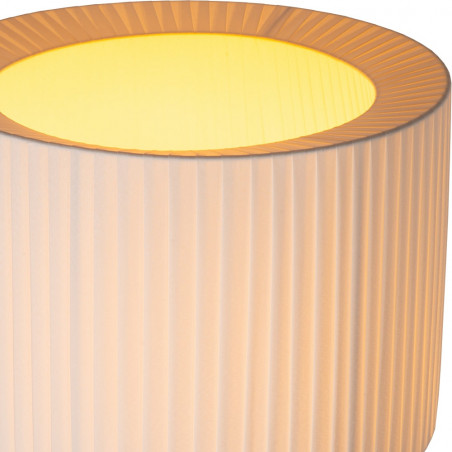 Lampa podłogowa Japandi Fold | Biały/Czarny | Lucide