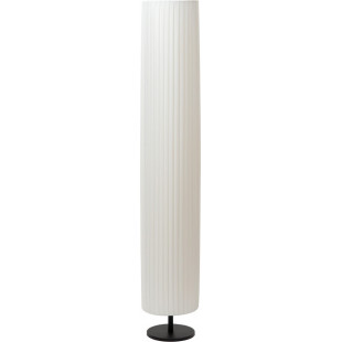 Lampa podłogowa japandi Fold 120cm biały / czarny Lucide