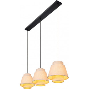 Lampa Wisząca Japandi Tribute | 120cm, Kremowa | Lucide
