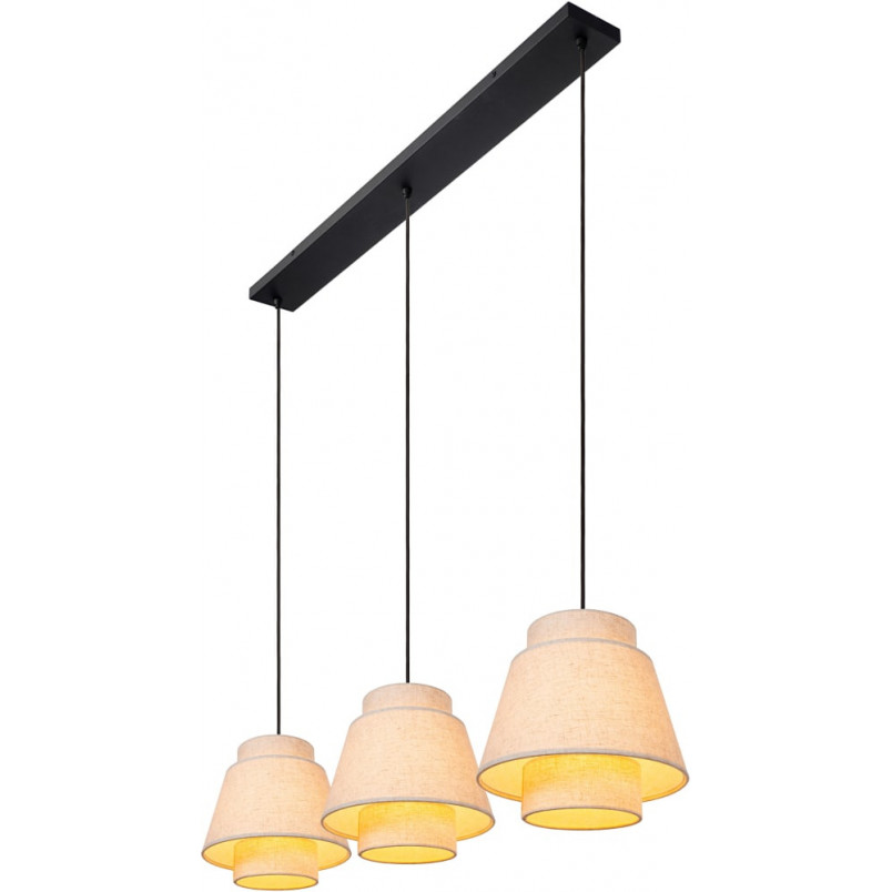Lampa Wisząca Japandi Tribute | 120cm, Kremowa | Lucide