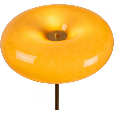 Lampa podłogowa szklana retro Lucide Sentino - Beżowa, 150cm