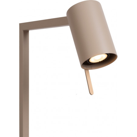 Lampa podłogowa Lesley taupe | Lucide - Komfort i styl