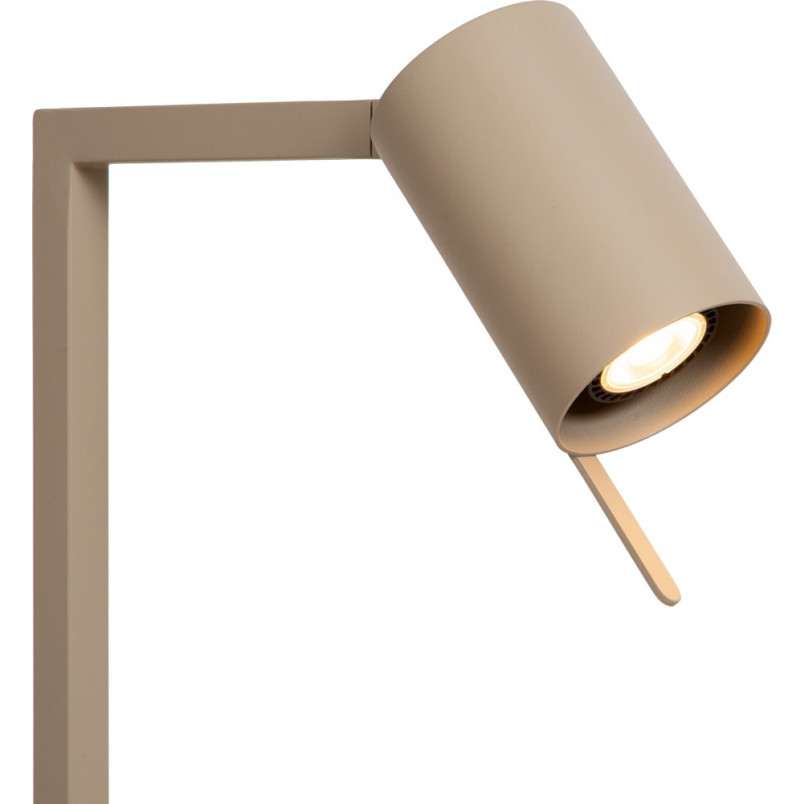 Lampa biurkowa retro Lesley taupe - Lucide | Kup teraz!