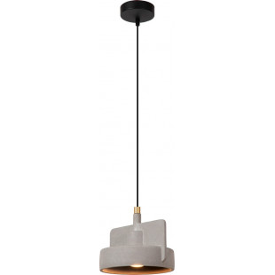 Lampa Betonowa Wisząca Loft Ninja Szara | Lucide