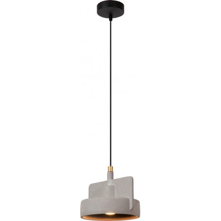 Lampa Betonowa Wisząca Loft Ninja Szara | Lucide