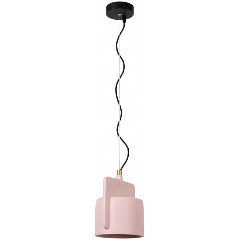 Lampa betonowa wisząca Ninja różowa | Lucide - Kup teraz!