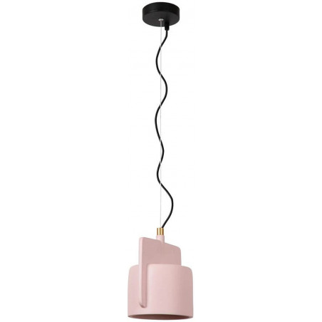 Lampa betonowa wisząca Ninja różowa | Lucide - Kup teraz!