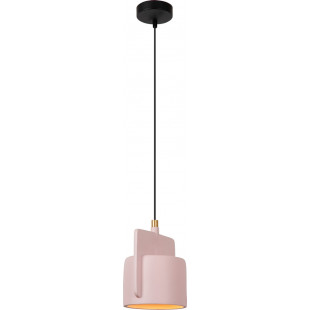 Lampa betonowa wisząca Ninja różowa | Lucide - Kup teraz!