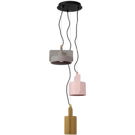 Lampa Betonowa Wisząca Ninja | Lucide - Loftowa Oświetlenie