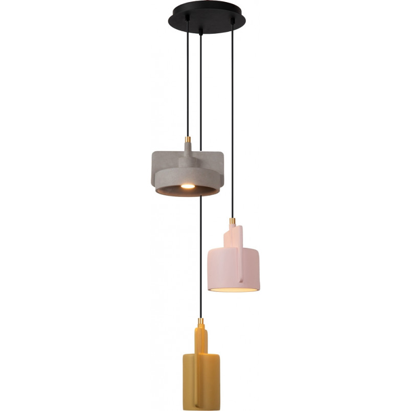 Lampa Betonowa Wisząca Ninja | Lucide - Loftowa Oświetlenie