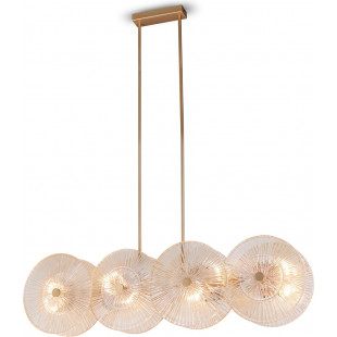 Lampa wisząca Aster Maytoni - Szkło, Złoto, Art Deco