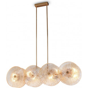 Lampa wisząca Aster Maytoni - Szkło, Złoto, Art Deco
