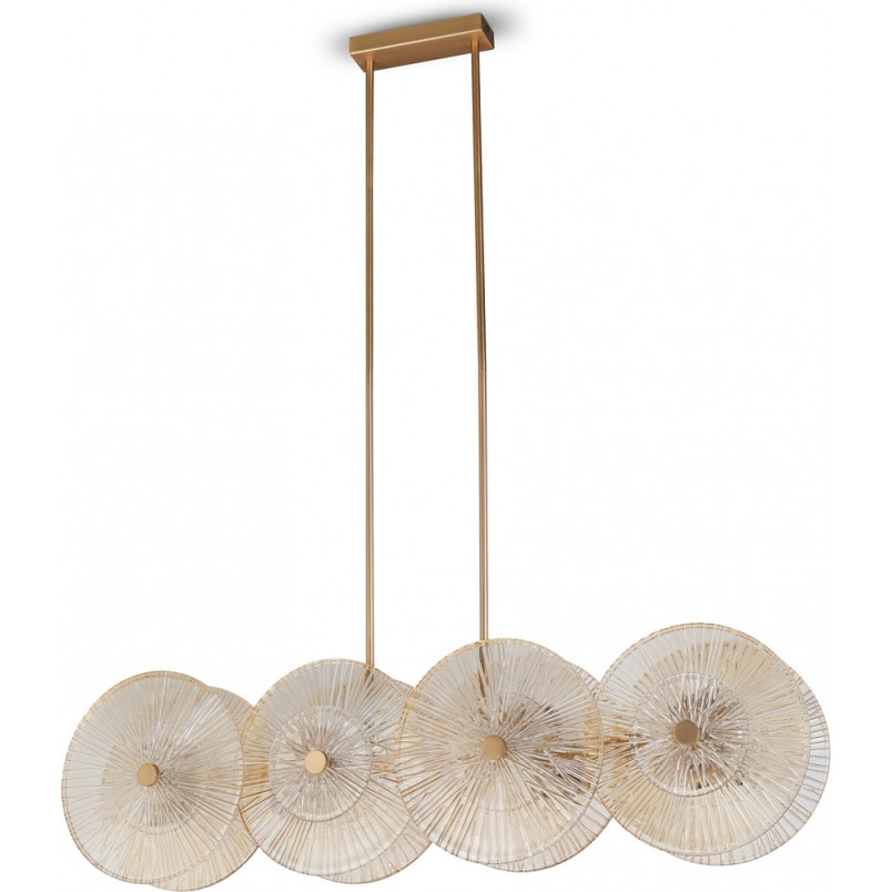 Lampa wisząca Aster Maytoni - Szkło, Złoto, Art Deco