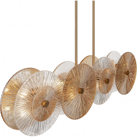 Lampa wisząca Aster Maytoni - Szkło, Złoto, Art Deco