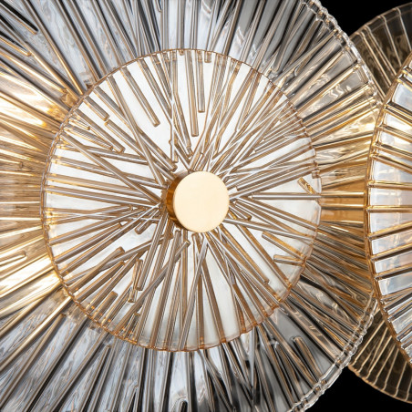 Lampa wisząca Aster Maytoni - Szkło, Złoto, Art Deco