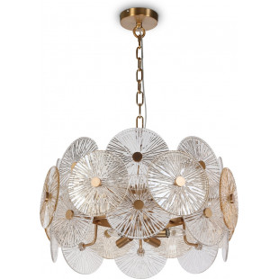 Lampa wisząca Aster - Maytoni | Art Deco, szkło, złoto