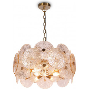 Lampa wisząca Aster - Maytoni | Art Deco, szkło, złoto