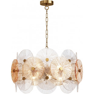 Lampa wisząca Aster - Maytoni | Art Deco, szkło, złoto