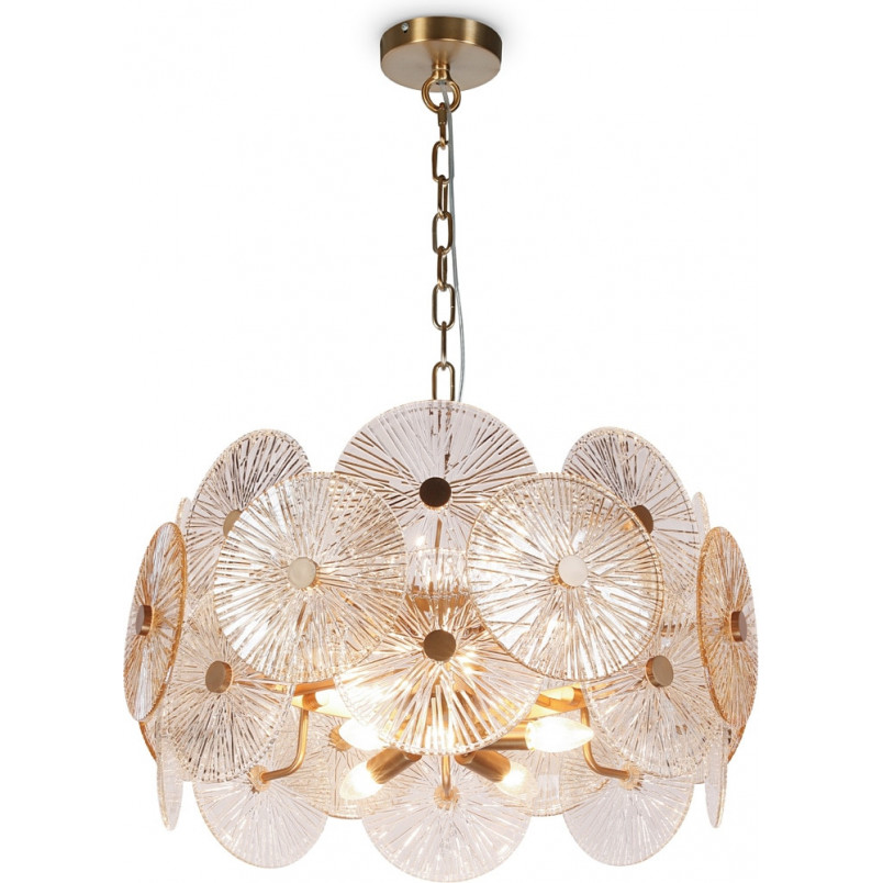 Lampa wisząca Aster - Maytoni | Art Deco, szkło, złoto