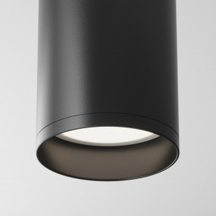 Lampa tuba spot Focus GU10 6cm czarna Maytoni - Sklep z oświetleniem