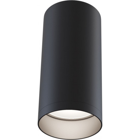 Lampa tuba spot Focus GU10 6cm czarna Maytoni - Sklep z oświetleniem
