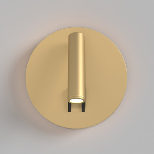 Kinkiet podwójny Ios 176 Round - Maytoni | Złote, LED, z włącznikiem