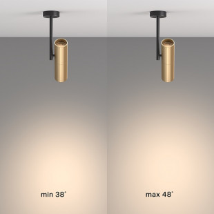 Reflektor sufitowy Elti Maytoni: Złoty, nowoczesny design