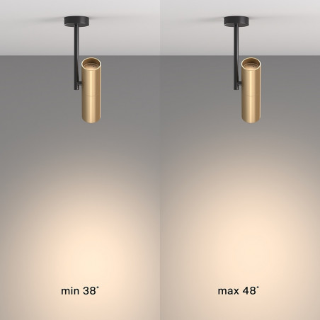 Reflektor sufitowy Elti Maytoni: Złoty, nowoczesny design