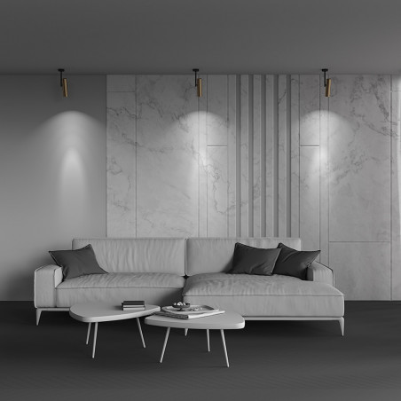 Reflektor sufitowy Elti Maytoni: Złoty, nowoczesny design