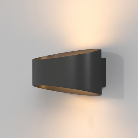 Kinkiet ścienny LED czarny Maytoni Trame - Nowoczesny design