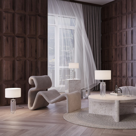 Lampa Hampton Muse Maytoni - Biała, Glamour | Sklep z Lampami