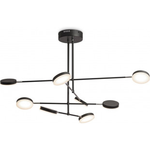 Lampa sufitowa z regulowanymi kloszami Fad LED VIII 107cm czarna Maytoni