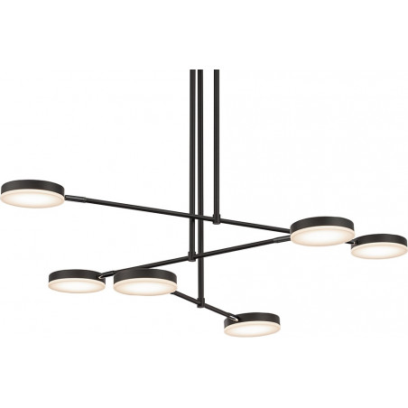Lampa Sufitowa LED Maytoni Fad VI | Czarna, 89cm