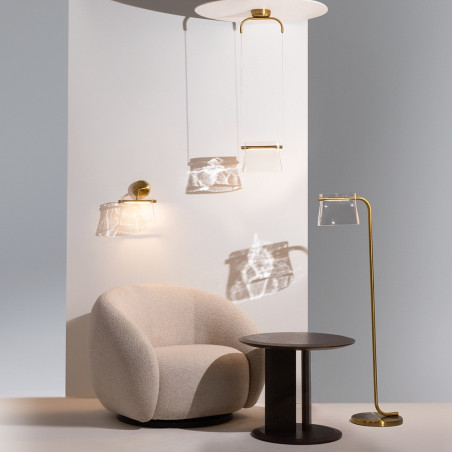 Lampa podłogowa szklana Cabaret Maytoni - Elegancja i światło LED