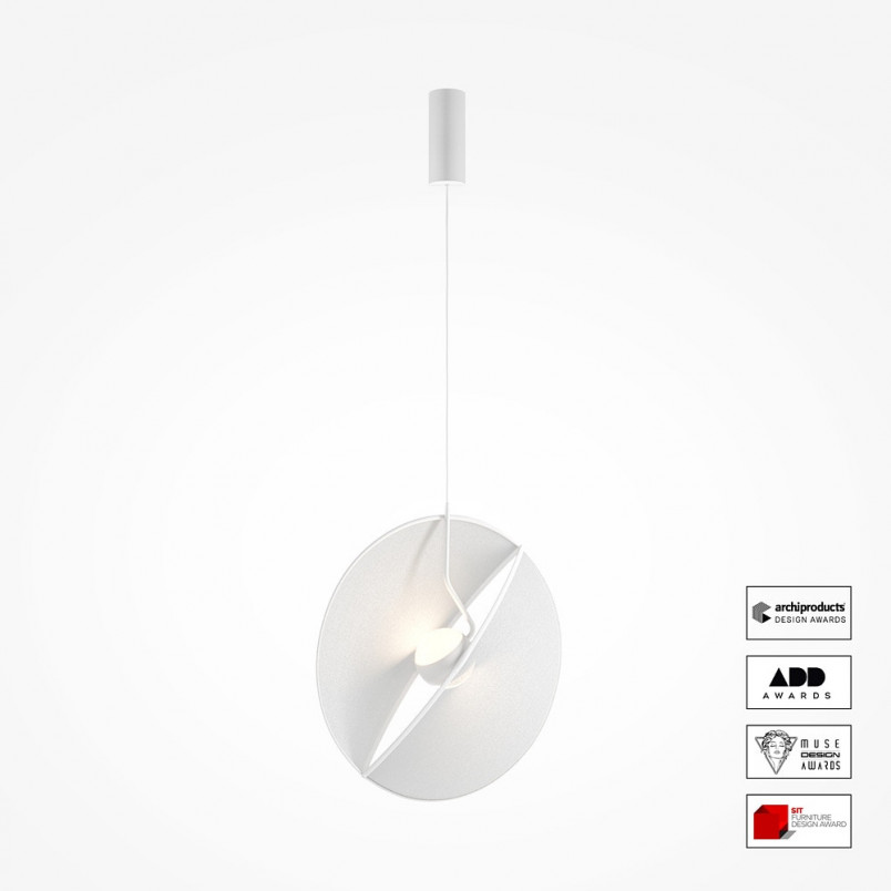 Lampa wisząca Reflex LED biała Maytoni | Design i styl