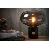 Lampa stołowa Lucide Charlize: Szkło dymione, marmur - Kup teraz!